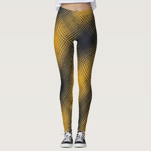 Leggings sable jaune (Devant)