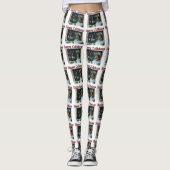 Leggings Sable Rough Collie Noël (Devant)