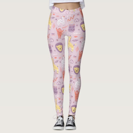 Leggings Safari Animaux (Devant)