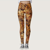 Leggings Safari de collection d'animaux sauvages ID1149 (Devant)
