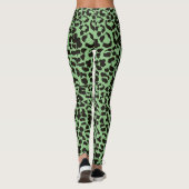 Leggings Sage green Leopard Safari Imprimer (Dos)
