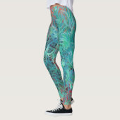 Leggings Sage vert et sable rouge (Gauche)