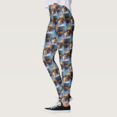 Leggings Saint Bernard Christmas Festive (Gauche)