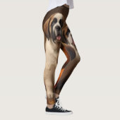 Leggings Saint Bernard Puppy Automne Citrouille (Droite)
