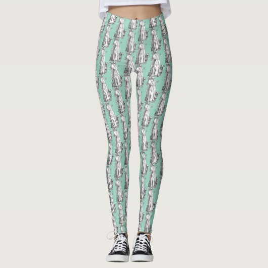 Leggings Saint Edmund le Martyr Roi des Anges de l'Est (Devant)