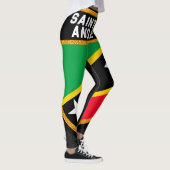 Leggings Saint Kitts et drapeau du Niévès (Droite)