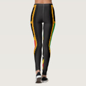 Leggings Saint Kitts et drapeau du Niévès (Dos)