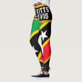 Leggings Saint Kitts et drapeau du Niévès (Gauche)