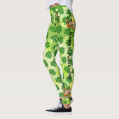 Leggings Saint Patrick Personnalisez le nom ou le texte de  (Gauche)