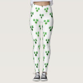 Leggings Saint Patrick shamrock (Devant)