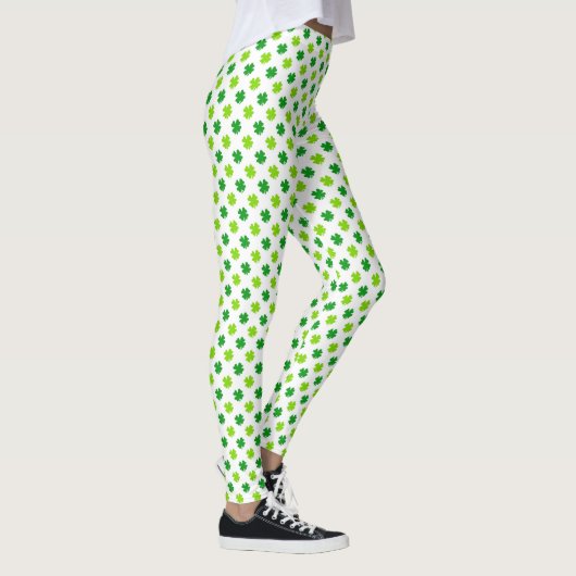 Leggings Saint Patrick's Day Clover Feuille Motif-54601 (Droite)