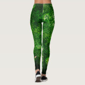 Leggings Saint Patrick's Day Green Clover Personnaliser le  (Dos)