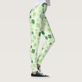 Leggings Saint Patricks jour Green Cover Shamrock Motif (Droite)