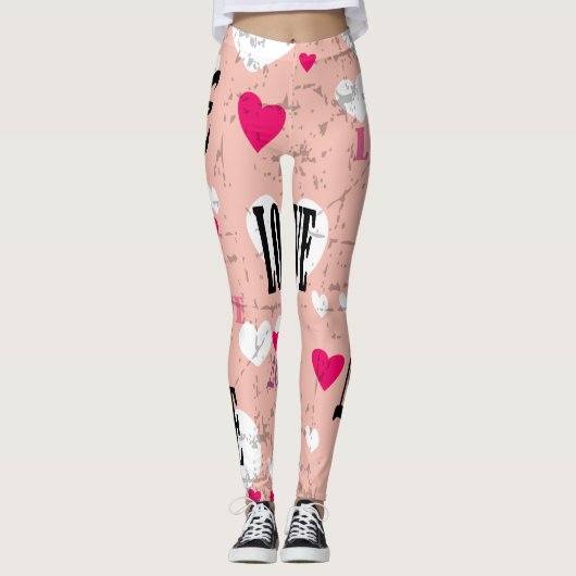 Leggings Saint Valentin Amour (Devant)
