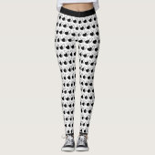 Leggings Saint-Valentin Coeurs Tordus (Devant)