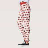 Leggings Saint-Valentin Coeurs Tordus (Gauche)