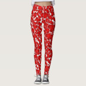 Leggings Saint-Valentin Moderne Amour de la Saint-Valentin (Devant)