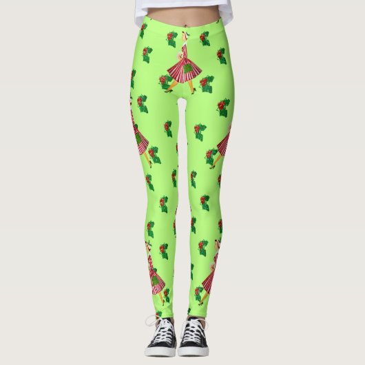 Leggings sainte dame de noël (Devant)