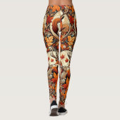 Leggings Saison d'automne lunaire avec pattes de cerfs (Dos)