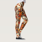 Leggings Saison d'automne lunaire avec pattes de cerfs (Droite)