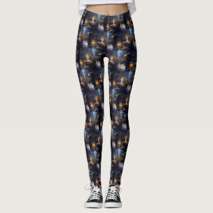 Leggings Saison de Noël de Shiba Inu