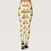 Leggings saison d'épices citrouille heureuse (Dos)