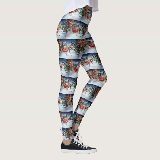 Leggings Saison Festive de Noël de Boxer (Droite)