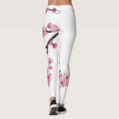 Leggings Sakura Arbre japonais en fleurs de cerisier (Dos)