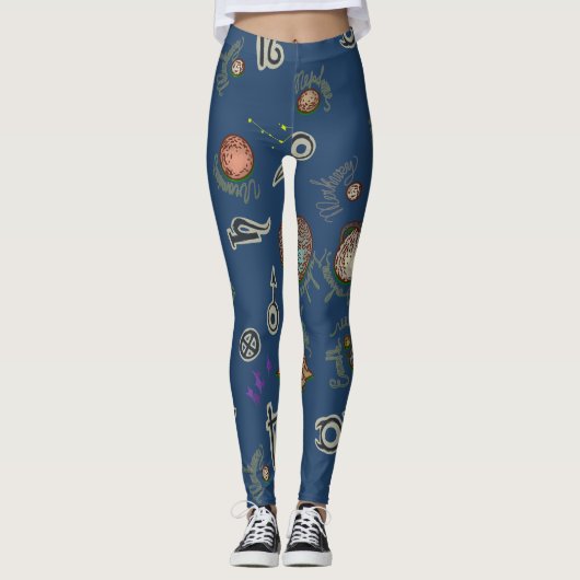 Leggings Salade spatiale (Devant)