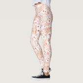 Leggings Salmon Foliage (Gauche)