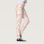 Leggings Salmon Foliage (Droite)