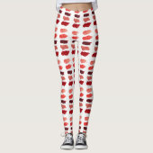 Leggings Salon de maquillage d'artiste de baguette (Devant)