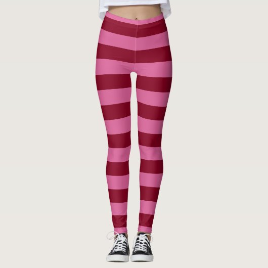 Leggings Salsa Flamingo Rayure Rose (Devant)