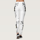 Leggings Salut ! Chat noir Whimsical (Dos)