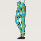 Leggings Salutation d'Halloween (Gauche)