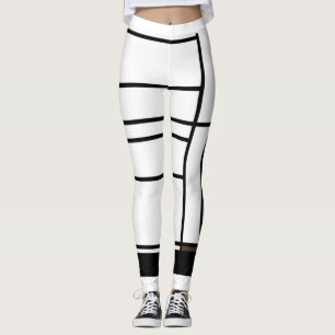 Leggings Samenstelling I met bruin