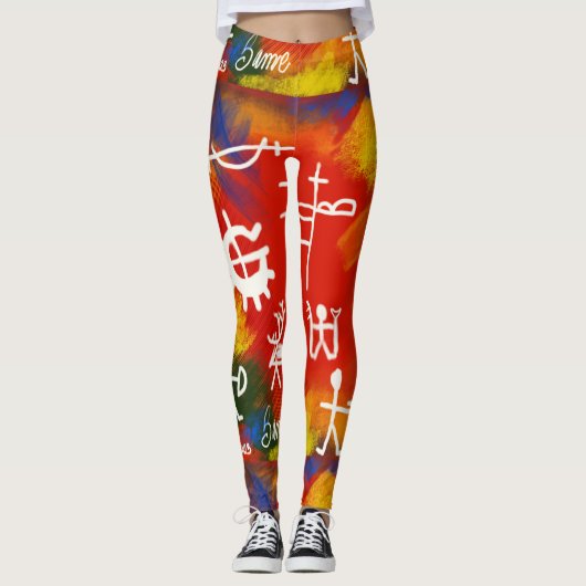Leggings Samisk inspiratie! (Voorkant)