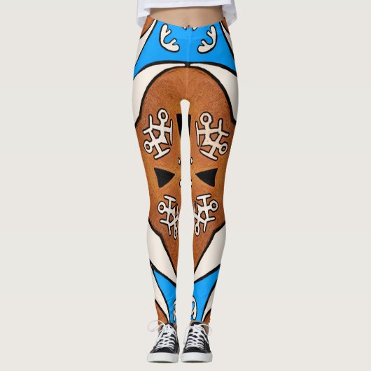 Leggings Samisk inspiration  (Devant)