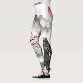 Leggings Samurai on the Bridge under the Red Moon (Gauche)