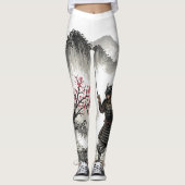 Leggings Samurai on the Bridge under the Red Moon (Devant)