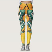 Leggings Samurai Swordsman crachats (Devant)