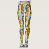 Leggings Sandro Botticelli - Détail de la naissance de Vénu (Devant)