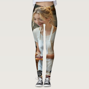 Leggings Sandwich beurre de cacahuète et gelée personnalisé
