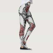 Leggings Sang et pattes Roses (Droite)