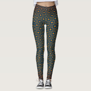Leggings Sangria Creative Wired Hot Cubes Motif chinois