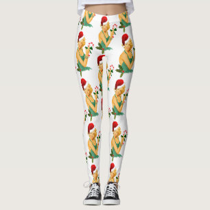 Leggings santa claus pin up