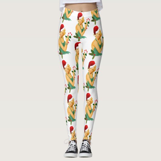 Leggings santa claus pin up (Devant)