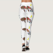 Leggings santa claus sloth noël (Dos)