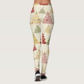 Leggings Sapin de Noël coloré (Dos)