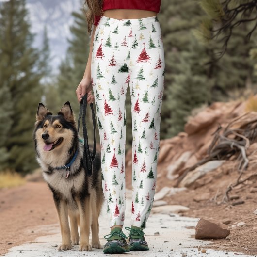 Leggings Sapin de Noël minimaliste 